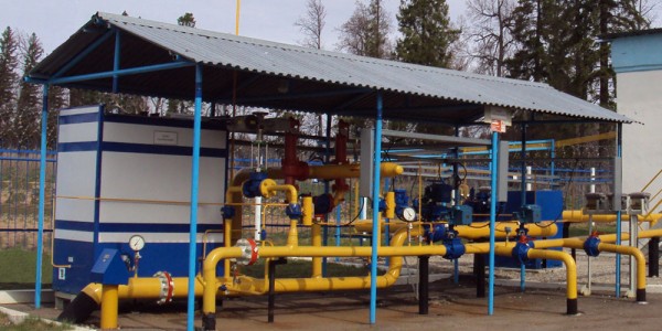 Блок (узел) переключения и одоризации газа